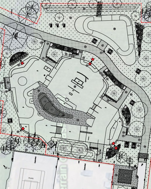 Parc Joseph-H.-Maloney : planche à roulettes, piste à rouleaux et drainage