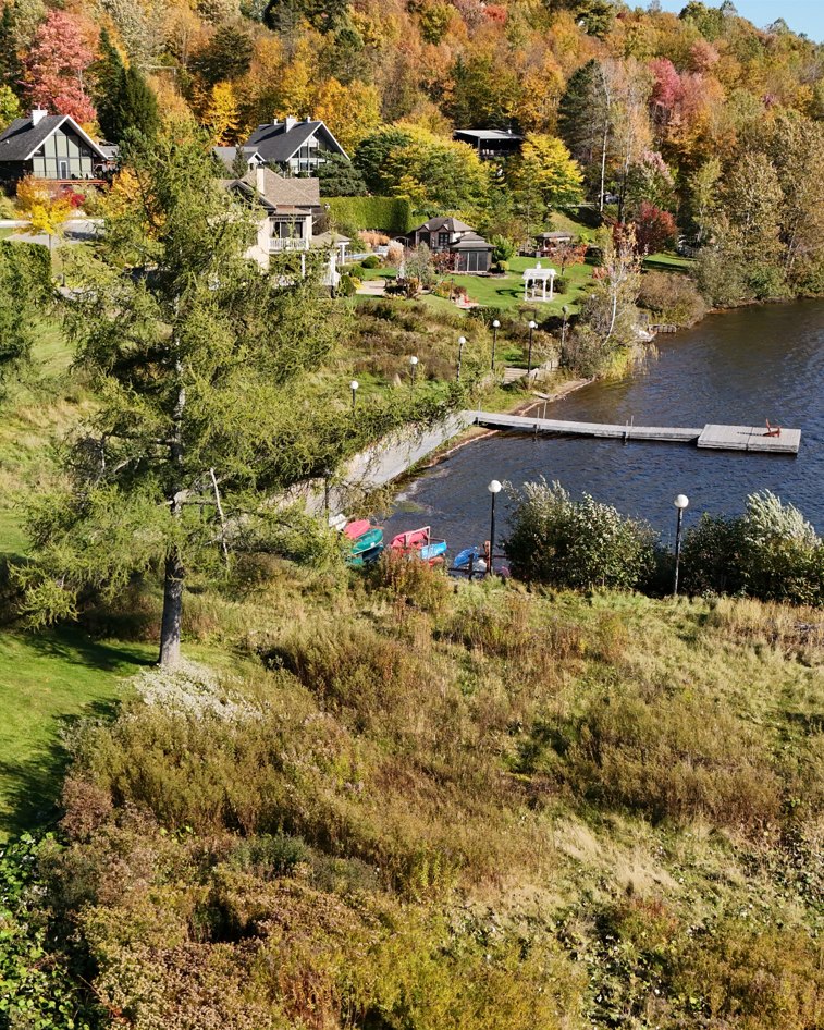 Restauration de la rive : Manoir du Lac-Delage