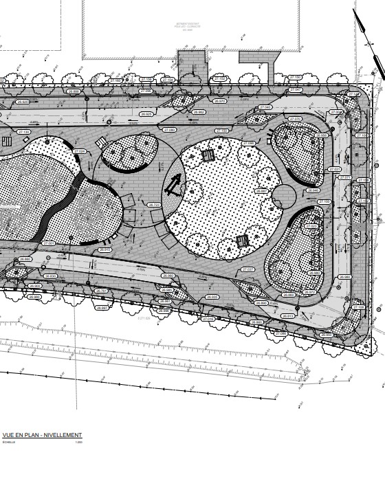 Réaménagement du parc des Cageux